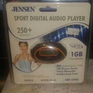 Jensen Sport Digital Audio Player & Accessories